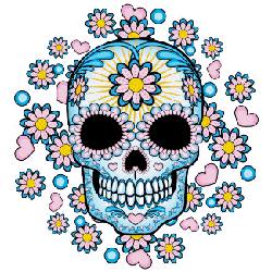 Colorful Sugar Skull