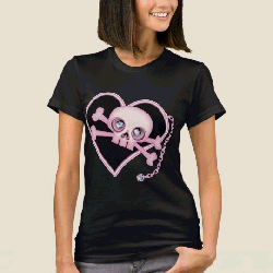 Pink Neon Skull