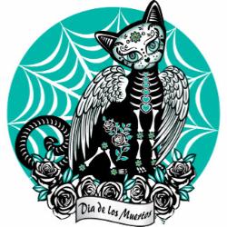 Sugar Skull Cat