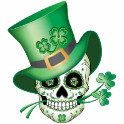 Irish Sugar Skull