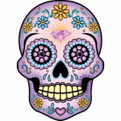Purple Sugar Skull