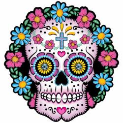 Dia de los Muertos Sugar Skull