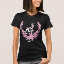 Winged Guitar with Cute Skull